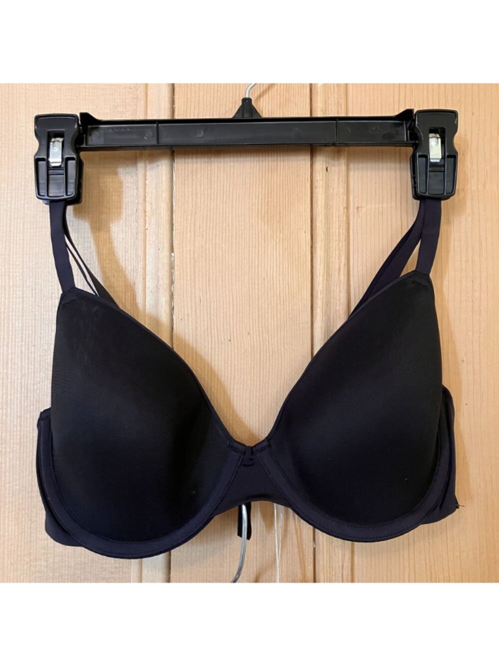 Skims Womens SET OF TWO (2) Fits Everybody Onyx Clay Bra 36C Black Beige SP NWT - Picture 2 of 12